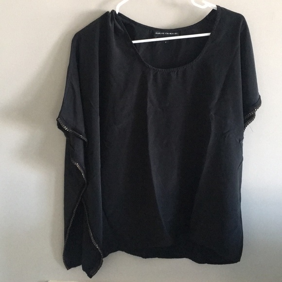 Black Formal Blouse - Picture 1 of 5